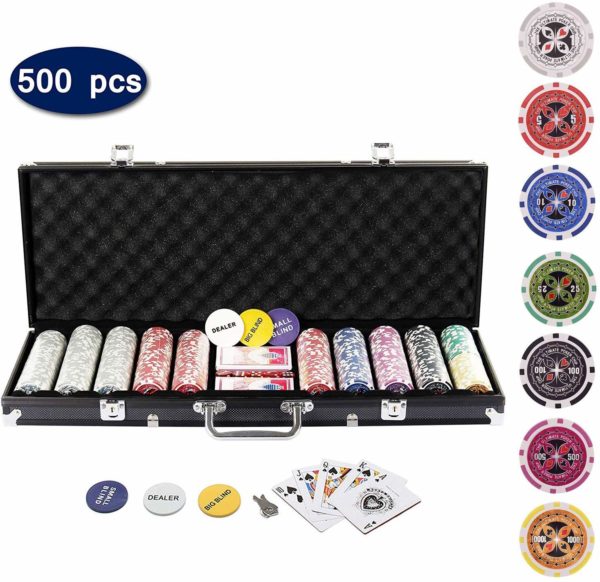 Display4top Super Set da Poker - 500 Chips 1