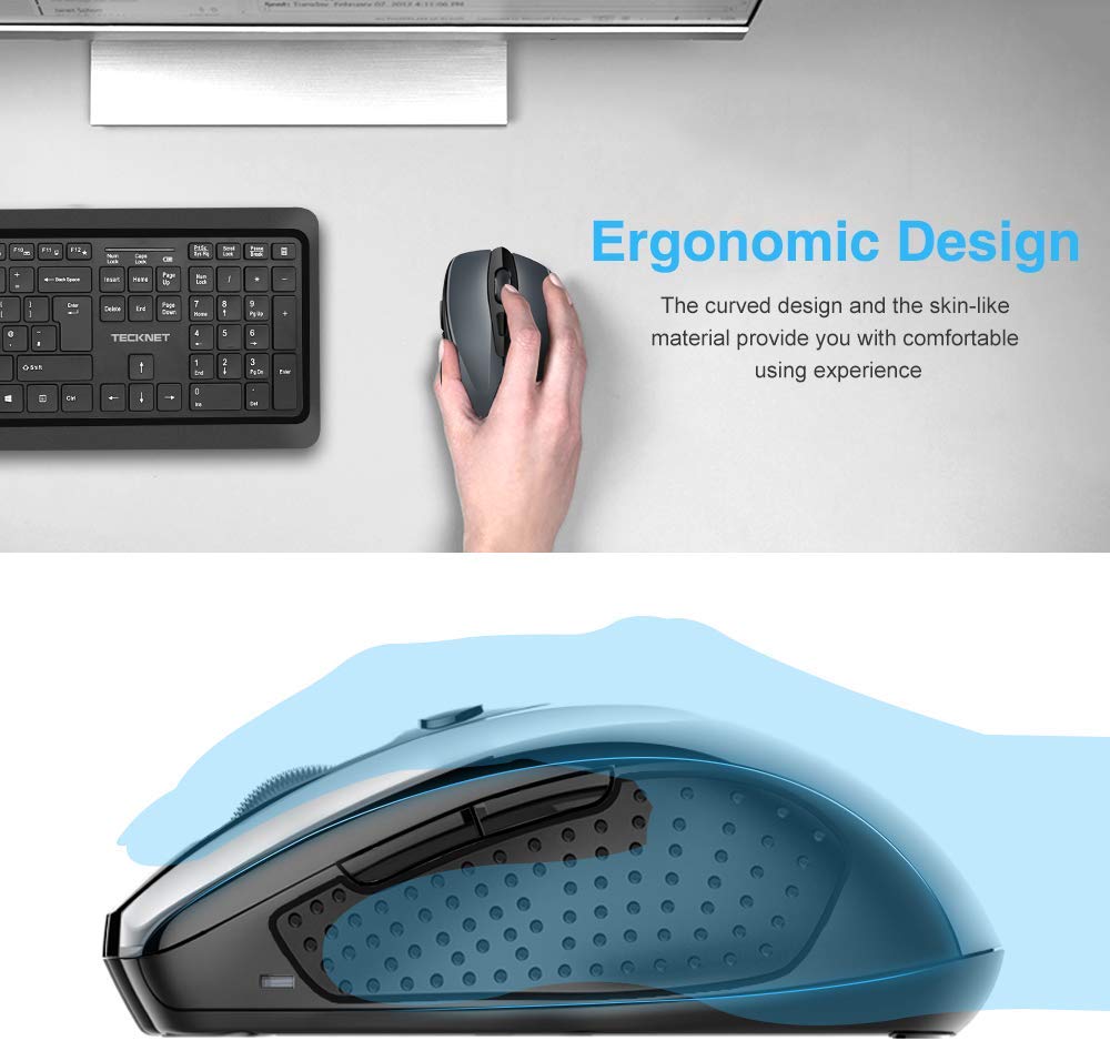 Mouse Wireless Tecknet Pro - POKERSTORE