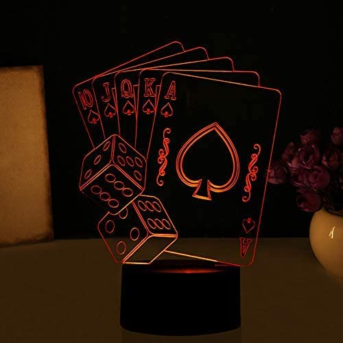 Lampada 3D Poker