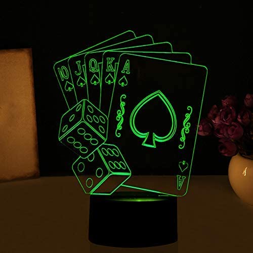 Lampada 3D Poker