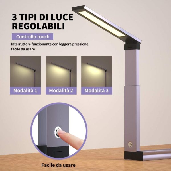 MROTY ITALIA - Lampada da scrivania LED4