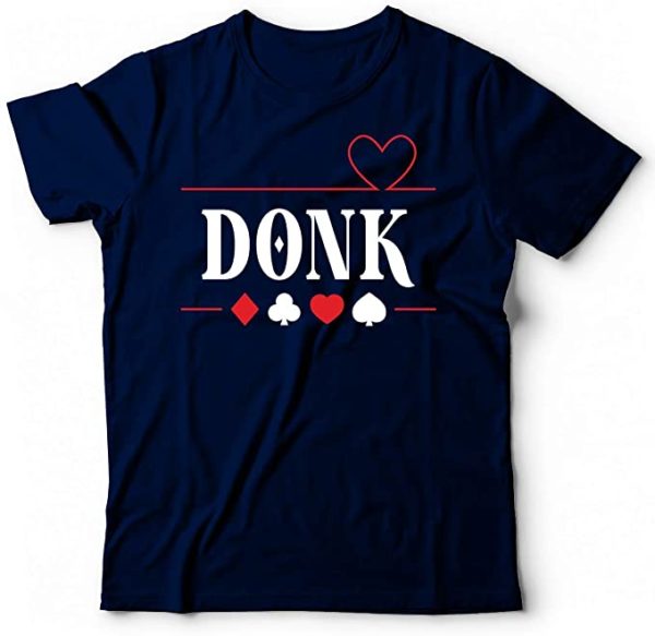 T-Shirt Donk Poker - Blu