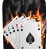 Bagaglio da viaggio con carte da poker Burn in Fire