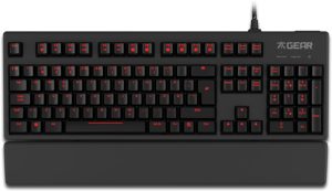Fnatic Gear Rush - Tastiera da gioco professionale con LED (meccanica, tasti Cherry MX Red, layout US)