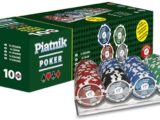 Piatnik 790591 - Set PRO Poker con 100 fiches Lucide, 14 g