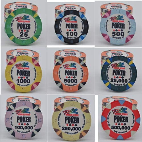 Set fiches in Ceramica WSOP Rio Replica - Pokershop
