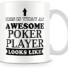 Tazza Awesome poker player